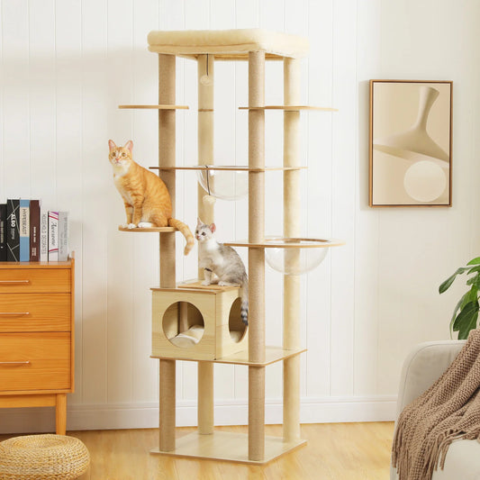 PAWZ Road Multi Level Cat Tree With Scratching Posts