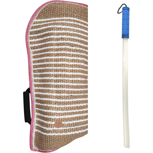 Hign-concerned Dog Bite Training Set With Sleeve Arm And Whip Agitation Stick