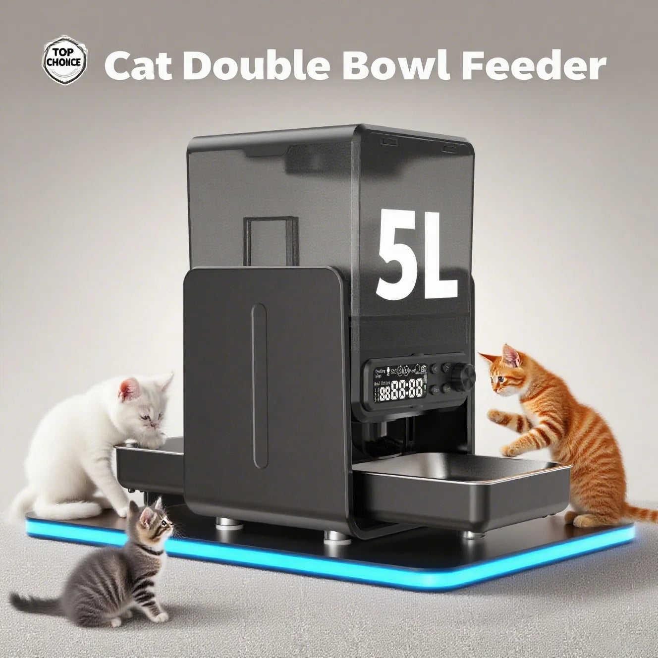 Cityflee Smart Pet Feeder Automatic With Timed Quantitative Feeding