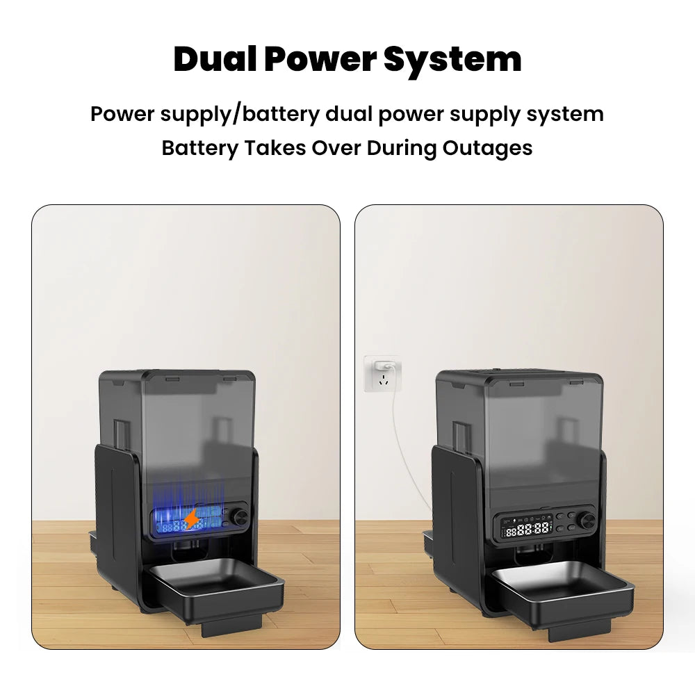 Cityflee Smart Pet Feeder Automatic With Timed Quantitative Feeding