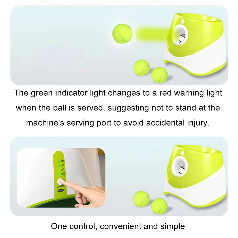 ALLOYSEED Automatic Dog Ball Launcher For Pet Toys