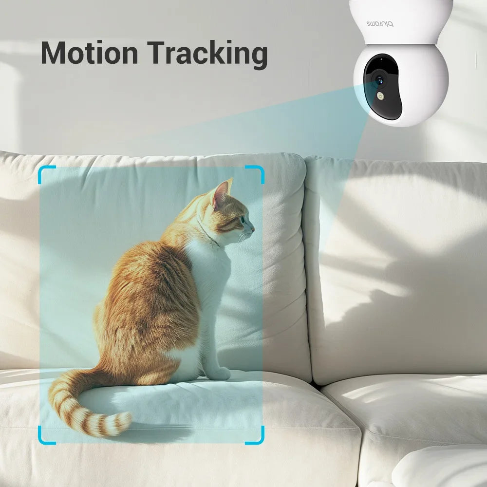 BoyKeep Blurams Indoor Security Camera 2K With Motion Detection And Two Way Audio