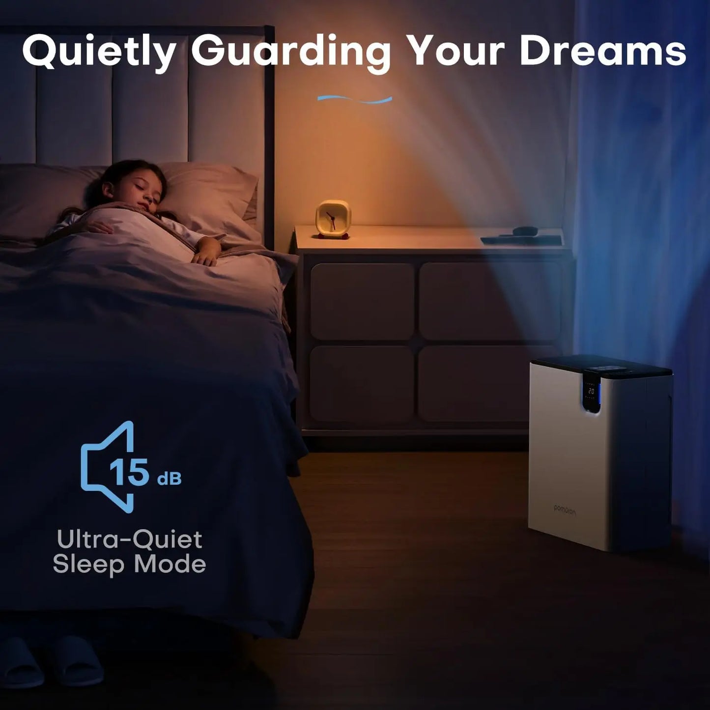 AROEVE H13 HEPA Air Purifier Dual Purification With Auto Function